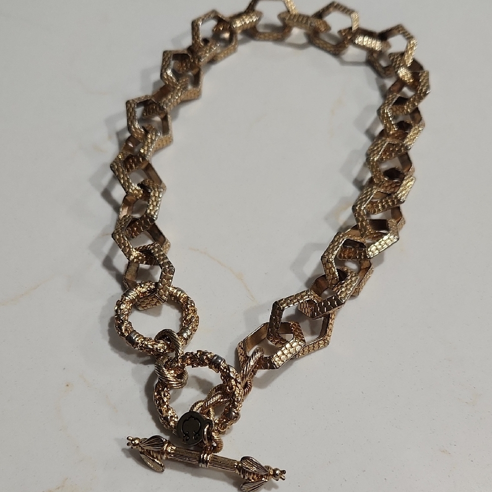 Gold Chain NECKLACE with Chunky Links